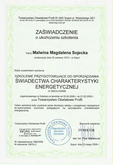 Świadectwo charakterystyki energetycznej