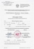 Świadectwo zawodowe